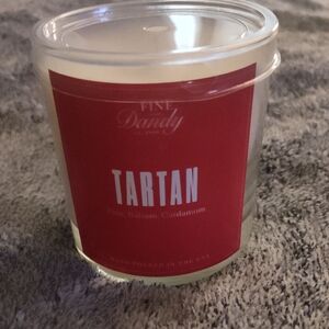 Tartan Scented Candle - Red